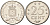 Нидерландские Антилы 25 центов 1971 Юлиана (1948-1980) KM 11 никель 4585-1068