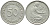ФРГ 50 ПФЕННИГОВ 1950 J KM 109.1, J. 384 медно-никель 4392-1051