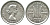 Австралия 3 пенса 1960 m, Елизавета II (1952-2022) KM 57 серебро 71-638