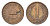 Венгрия 1 филлер 1902 KB, Франц Иосиф I (1848-1916) KM 480 бронза 4665-349