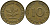 ФРГ 10 ПФЕННИГОВ 1950 D KM 108, J.383 сталь плакированная латунью 33-116