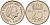 Нидерланды 25 центов 1976 Юлиана (1949-1980) KM 183 никель    4598-516