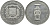 Доминиканская Республика 10 песо 1975 TAINO ART KM 38 серебро PROOF 00-00