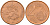 Финляндия 2 евроцента 2000  KM 99 сталь плакированная медью  UNC  4564-357