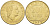 Италия 200 лир 1979 R, шестерня KM 105 алюминиевая бронза 4551-454