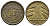ГЕРМАНИЯ 10 РЕНТЕНПФЕННИГОВ 1924 D KM 33, J. 309, Weege 8 алюминиевая бронза 4380-934