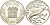 ЮАР 2 ранда 1999 большая белая акула KM 220 серебро  PROOF  11-170-21