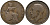 Великобритания 1/2 пенни 1923 Георг V (1910-1936) KM 809, Spink 4056 бронза 65-912