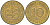 ФРГ 10 ПФЕННИГОВ 1977 D KM 108, J. 383 сталь плакированная латунью 219-514