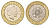 Великобритания 2 фунта 2001 Елизавета II (1952-2022) KM 994, Spink 4570 (K9) биметалл aUNC 4110-1321