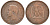 Франция 10 сантимов 1856 A, Наполеон III (1852-1870) KM 771.1, Le Franc 133.32 бронза 4168-122