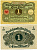 ГЕРМАНИЯ 1 МАРКА 1920 1 МАРТА 1920, ВЕЙМАРСКАЯ РЕСПУБЛИКА Pick 58 бумага аUNC 7548-51-2