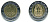 Египет 1 фунт 2010 сфинкс KM 940 a биметалл UNC 83-1757