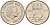 Нидерланды 25 центов 1973 Юлиана (1949-1980) KM 183 никель    4598-468