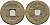 Китай 1 кэш 1736-1795 Kao Tsung (1736-1795), тип А-1, rev : Boo-Ciowan KM 387 латунь 4586-1123