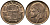 БЕЛЬГИЯ 50 САНТИМОВ 1988 BELGIQUE, БОДУЭН I (1951-1993) KM 148.1 бронза 99-1216
