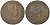 Испания 2 1/2 сентимо 1868 OM, Изабелла II (1833-1868) KM 634.2 бронза 92-921