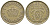 Дания 1 крона 1926 HCN; GJ, Кристиан X (1912-1947) KM 824.1 алюминиевая бронза 32-541