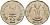 Индия 2 рупии 2000 50 лет Верховному Суду Индии KM 291 медно-никель UNC 94-956
