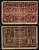 Германия 20 марок 1918 Изображение римской богини Минервы слева и бога Меркурия справа; мужчина в доспехах слева, женщина справа. Pick 57 бумага 6289-55-2-1