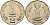 Индия 2 рупии 2000 50 лет Верховному Суду Индии KM 291 медно-никель UNC 94-1014