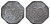 Дортмунд 50 пфеннигов 1917 Funck 103.3, Men05 5488.12, Men18 6862.13 цинк 4637-1224