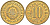 Югославия 10 пара 1980 KM 44 латунь UNC 4582-856