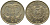КИПР 5 ЦЕНТОВ 1988 ГОЛОВА БЫКА KM 55.2 никель латунь 181-514
