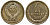 СССР 1 копейка 1988 ЛМД, из набора KM 126а, Федорин 175 латунь BUNC 4178-146