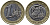 Греция 1 евро 2002 KM 187 биметалл 4390-1211