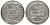 Германия 25 пфеннигов 1909 D, цена по каталогу МТ 30 евро KM 18, Weege 12, J.18 никель UNC 71-1116
