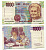 Италия 1000 лир 1990 Мария Монтессори Pick 114а бумага 8589-31-1-2