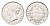 Британская Индия (Ост-Индская компания) 1/4 рупии 1840 Виктория (1837-1901) KM 454 серебро 1528-932