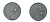 ДАНИЯ 2 ЭРЕ 1949 ФРИДЕРИК IX KM 840.1 цинк 23-946