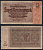 Германия 2 рентенмарка 1937 Берлин, сухой штамп бумага 8518-51-1-2
