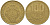 Коста-Рика 100 колон 1998 B.C.C.R. KM 230а латунь 82-242