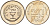 Израиль 1/2 лиры 1961 JE 5721, праздник Пурим KM 31 медно-никель UNC 189-1143