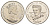 Гибралтар 1 крона 1996 100 лет кино. Элвис Пресли KM 465 медно-никель UNC 1082-4-33