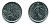 Франция 5 франков 1970 сеятель, тип Semeuse KM 926a.1, Le Franc 341.2 медно-никель плакированный никелем 25-714