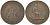 Испания 10 сентимо 1870 ОМ, лев со щитом KM 663 бронза 215-1032