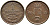 Швеция 1/3 скиллинга 1846 Оскар I (1844-1859) KM 657 медь 4393-337