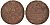 Россия 1 деньга 1743 Елизавета (1741-1761) Биткин 348 медь 51-3515