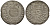 ЛИВОНИЯ, РИГА 1/24 ТАЛЕРА 1623 ШВЕДСКАЯ ОККУПАЦИЯ, ГУСТАВ АДОЛЬФ II, ВЕС 1,07 ГР. KM 10 серебро 1516-623