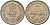 Индия 1 рупия 1991 Парламентская конференция KM 90 медно-никель UNC 95-434