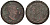 Испания 8 мараведи 1817 J Фердинанд VII KM 461 медь    4117-532