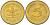 ФРГ 5 ПФЕННИГОВ 1980 D KM 107, J. 382 сталь плакированная латунью 4181-968