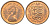 Джерси 1/2 пенни 1971 KM 29 бронза UNC 4611-439