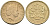 Англия 1 фунт 2001 КОРОЛЕВСКИЙ БРИТАНСКИЙ ГЕРБ KM 993, Spink 4590 никель латунь 88-446