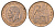 Великобритания 1/2 пенни 1931 Георг V (1910-1936) KM 837, Spink 4058 бронза aUNC 3711-123