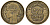 Франция 50 сантимов 1931 тип Morlon тип sans fruit ni raisin KM 894.1, Le Franc 192.3 алюминиевая бронза 4124-344